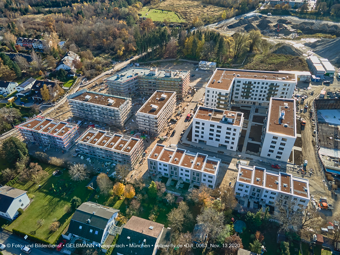13.11.2020 - Piederstorfer Gelände und Alexisqaurtier am Karl-Marx-Ring in Neuperlach